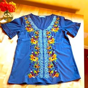 Embroidered blouse
